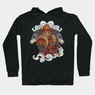 Cat Samurai Hoodie